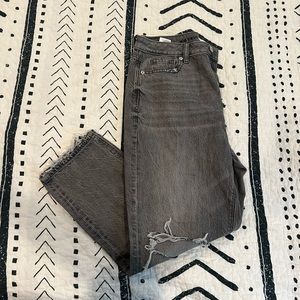 NWT American Eagle Mom Jeans, Grey, Sz. 10S